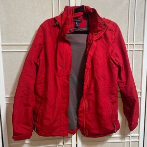 Lands End red jacket M